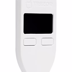 Trezor Model One - The Original Cryptocurrency Hardware Wallet, Bitcoin Security, Store & Manage Over 7000 Coins & Tokens, Easy-to-Use Interface, Quick & Simple Setup (White)