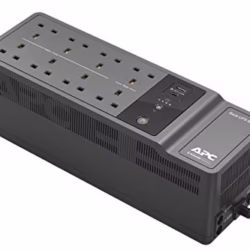 APC by Schneider Electric BACK-UPS ES - BE850G2-UK - Uninterruptible Power Supply 850VA (8 Outlets, Surge Protected, 2 USB Charging Ports), Black, Pack of 1