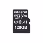 Integral 128GB microSD Card Premium High Speed 4K Video Memory Card - up to 100MB/s Read and 50MB/s Write, UHS-I, U3, Class 10, A1 App Performance - for smartphones, tablets, drones, game consoles