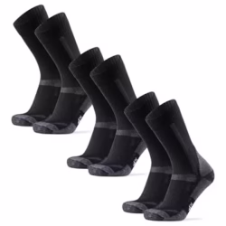 DANISH ENDURANCE Hiking Socks Set, Merino Wool Socks Gift Set, Anti Blister Thermal Walking Socks, for Men & Women, Unisex, 3 Pack