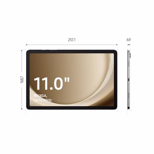 Samsung Galaxy Tab A9+ Android Tablet, 128GB Storage, 6GB Ram, Large Display, 3D Sound, Navy, 3 Year Extended Warranty (UK Version) - Image 5