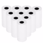 10 Rolls Thermal Paper Till Rolls, Kids Instant Camera Refill Print Paper, White Portable Thermal Printing Camera Photo Paper Rolls Best Choice for Kid's Instant Camera