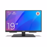 Cello C1924SH-12V 12 volt 19 Inches Full HD LED Frameless TV Made in UK - Freeview HD, Built-in Satellite Receive, HDMI, USB Recording & Pitch Perfect Sound – Ideal for caravans and motorhomes