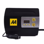 AA 12V Digital Tyre Inflator AA5502 – For Cars Other Vehicles Inflatables Bicycles - Shows PSI BAR KPA 3-100 PSI – Includes Adaptors, Black