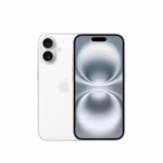 Apple iPhone 16, 128GB, White (Renewed)