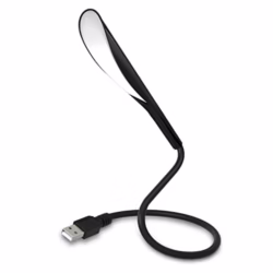 USB Lamp Dimmable Touch Switch Light, 3 Levels Adjustable Brightness, Night Light Gooseneck Reading Lamp, Fit to Power Bank Notebook Computer and Other USB Devices