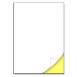 Sticker Paper for Printer A4, White Printable Sticky Labels for Printing - 25 Sheets