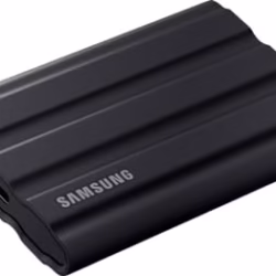 SAMSUNG T7 Shield Portable Solid State Drive USB 3.2 1TB, IP65 Water Resistant, External SSD Compatible with PC/Mac/Android/Gaming Consoles, MU-PE1T0S/WW, 2023, Black