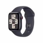 Apple Watch SE (2nd Gen) GPS + Cellular 40mm Smartwatch with Midnight Aluminium Case with Midnight Sport Band - M/L. Fitness and Sleep Trackers, Crash Detection, Heart Rate Monitor, Retina Display