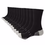Mens Socks Cushioned Work Socks Walking Socks Womens Crew Athletic Socks for Outdoor Hiking Trainer Running