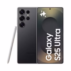 Samsung Galaxy S25 Ultra AI Smartphone, Galaxy AI, 12GB Memory, 256GB Storage, 200MP Camera, S Pen Included, Titanium Black, 3 Year Manufacturer Extended Warranty (UK Version)