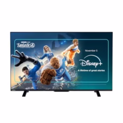 Toshiba 50”UV2F53DBU 4K Smart VIDAA TV, Ultra HD, HDR10, Freely, Disney+, Prime Video, Netflix, Dolby Atmos, Dolby Vision, Sound by Onkyo, Works with Alexa, Works with Google Assistant, VIDAA Voice