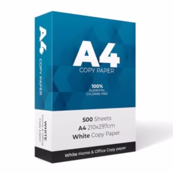 A4 Printer Paper - 500 Sheets - Smooth, Jam-Free, Bleed-Resistant - Works with Inkjet, Laser Printers & Copiers - Ideal for Home, Office, School & Everyday Printing (1 Ream)Packaging May Vary