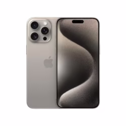 Apple iPhone 15 Pro Max (256 GB) - Natural Titanium (Renewed)
