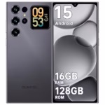 OUKITEL C62 Mobile Phones 2025 - Android 15, 6.88" Smart phone, 16GB+128GB/1TB, 5150mAh Battery Phone, 13MP Camera, 4G Dual SIM-Free & Unlocked Mobile Phones, Fingerprint/Face Unlock/GPS/BT5.0, Black