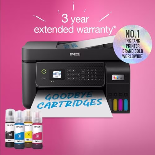 Epson EcoTank ET-4800 A4 Multifunction Wi-Fi Ink Tank Printer, With Up To 3 Years Of Ink Included - Image 4