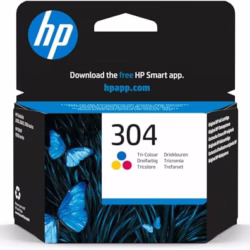 HP N9K05AE 304 Original Ink Cartridge, Tri-Color, (Pack of 1)