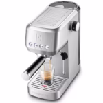 CASABREWS 3700 Essential Espresso Machine 20 Bar, Stainless Steel Cappuccino & Latte Machine with Steam Frother for Home, 1.3L Water Tank, Silver