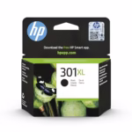 HP 301XL Original Ink Cartridge CH563EE UUS Black High Capacity 430 Pages, 1-Pack