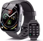 Smart Watches for Men Women (Answer/Make Calls), 1.95" Touchscreen Fitness Watch with 110+ Sport Modes, Heart Rate/Sleep Monitor/Pedometer Fitness Tracker, IP68 Waterproof Smartwatch for Android iOS