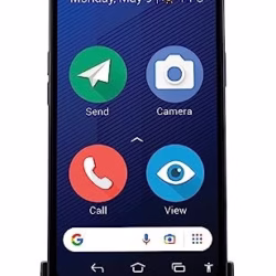 Doro 8200 4G Unlocked Smartphone for Seniors - Easy Mobile Phone - 16MP Camera - Water-resistant Android Phone - 6.1" Display - Assistance Button with GPS - Charging Cradle [UK & Irish Version]