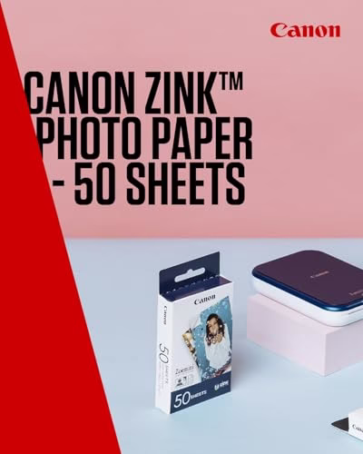 Canon Zink™ Photo Paper - Sticky-Backed 2x3" Photo Paper (50 x Sheets) - Print Phone Photos for Personalised Stickers - Image 2