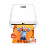 KODAK Step Instant Smartphone Photo Printer - Portable Mini Color Wireless Mobile Printer - Zink 2x3 Inch Sticky-Back Photos - Bluetooth Compatible with iOS & Android Devices - Fun Editing App - White