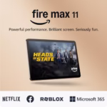 Amazon Fire Max 11 tablet (newest gen), our most powerful tablet yet, vivid 11" display, octa-core processor, 4 GB RAM, 14-hr battery life, 64 GB, Grey, with Ads