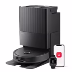roborock Qrevo Series Robot Vacuum Cleaner with Mop, 10,000Pa Suction, Upgraded from Qrevo S, Dual Anti-Tangle Brushes, Smart Obstacle Avoidance, Auto Mop Washing&Drying, All-in-One Dock,Black(QV 35S)