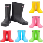 Zorax Girls Boys Waterproof Non-Slip Kids Motorbike Rain Boots Child Shoes Wellies Unisex Children Wellington Boots