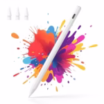 HSTT Pencil for iPad - 2018-2025 13 Minutes Fast Charging, Palm Rejection,Tilt Sensitivity, Stylus Pen for iPad Pro 11"/12.9"/13", 11/10/9/8/7/6th Gen, Air 3-7, Mini 5/7 White