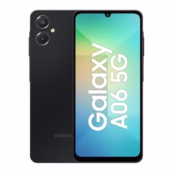 Samsung Galaxy A06 5G (Black, 6GB RAM, 128GB Storage) | 50MP Dual Camera | 4 Gen OS Upgrades | IP54 Rating | Voice Focus