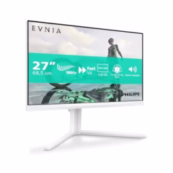 Philips Evnia 27M2N3201A - 27 inch Full HD gaming monitor, IPS, HDR10, 180 Hz, 0.5 ms, FreeSync Prem, G-Sync Comp, Height Adjust, HDR10 (1920x1080, 2x HDMI, DisplayPort) White
