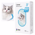 Liene Zink Photo Paper 2x3", Premium Printer Paper (50 Sheets) With Adhesive Back, Waterproof, Smudge Proof, Tear Proof, Instant Photo Paper Compatible With 2x3" Photo Printer Scrapbook