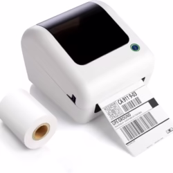 JADENS Bluetooth Shipping Label Printer, Thermal Label Printer for Address Postage Small Business, 4x6 Label Maker Machine for iPhone & Andriod, Compatible with Hermes, Royal Mail, EBay, Amazon, Etsy