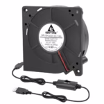GDSTIME 120mm USB Blower Fan 5v with 3-Speed Adjustable 120 x 32mm Centrifugal Fan for TV Stand Modem GPU Network Switches Receivers DVR Xbox Cooling or Cabinet air circulation
