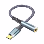USB C to 3.5mm Jack, Type C to 3.5mm Headphone Aux Digital Audio Earphone Adaptor, Aux to USB C Earphone Adapter for Samsung Galaxy Pixel, iPad Pro, HUAWEI, Xiaom, and More Type C Devices