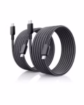Anker 240W USB C to USB C Cable (2Pack,6ft), Type C Charger Cable Fast Charging for MacBook Pro, iPhone 17/16/15 Pro Max, iPad Pro, Samsung Galaxy,and More(USB 2.0)