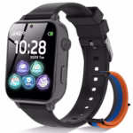 4G Kids Smart Watch Boys Girls, Kid GPS Tracker Watch Phone Video Call Wifi Position School Mode Pedometer SOS Games,Birthday Toy Gifts for 6-15 Years Old,Black