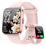 Smart Watches for Women(Answer/Make Call), 1.8" HD Ladies Smart Watch with Alexa, Fitness Tracker with SpO2 Heart Rate/Sleep Monitor/IP68 Waterproof, Step Counter Smartwatch for iPhone/Samsung/Android