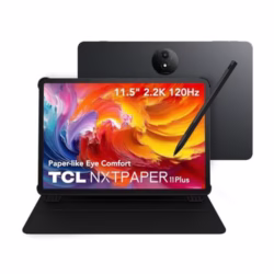 TCL NXTPAPER 11 Plus Tablet with Flipcase & T-Pen, 11.5" 2.2K NXTPAPER 4.0 Display, AI Built-in, 256GB ROM, 8GB + 8GB RAM Expansion, 8000mAh Battery, Android 15
