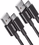 Anker USB C Charger Cable, 2-Pack 3 ft (0.9 m) USB to USB C Cable, USB A to USB C Braided Phone Charger Cable for iPhone 17/16/15, iPad Pro, Samsung Galaxy, MacBook Pro,and More