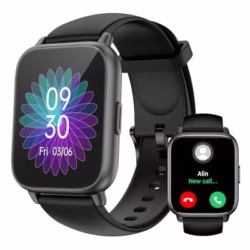 RUIMEN Smart Watch Answer Dial Call,Smart Watches for Women Men HD Touch Screen Fitness watch with SpO2-Monitor Heart Rate Sleep Monitor Pedometer Watch Multi Sports Mode for Android iOS