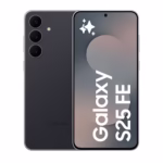 Samsung Galaxy S25 FE, AI Smartphone, Slim 7.4mm Frame, 6.7" FHD Display, 50MP Camera, Exynos 2400, 128GB Storage, 8GB Memory, 4900 mAh Battery, JetBlack, 3 Year Samsung Extended Warranty (UK Version)