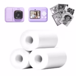 Kids Instant Print Camera Paper, Thermal Printing Refill Set for Toddler Camera, Compatible with ETIKEZ Funshot 20, HD Camera Thermal Printing Paper, 2.2" x 26ft (5.6cmx8m) Per Roll, 6 Rolls