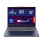 Lenovo IdeaPad Slim 5 | 16 inch WUXGA 1200p Laptop | Intel Core i7-13620H | 16GB RAM | 1TB SSD | Windows 11 Home | Cosmic Blue