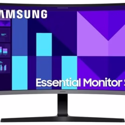 Samsung LS32D396GAUXXU 32" Curved Full HD monitor with Speakers - 1920x1080p, 1800R, HDMI, VGA, Speakers