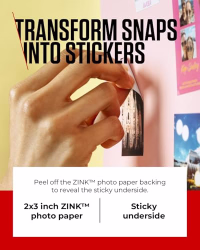 Canon Zink™ Photo Paper - Sticky-Backed 2x3" Photo Paper (50 x Sheets) - Print Phone Photos for Personalised Stickers - Image 3