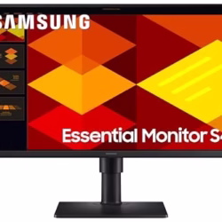 Samsung LS24D406GAUXXU 24" FullHD IPS Monitor with Speakers - Height Adjust, 1920x1080p, Displayport, USB, HDMI, Eye Saver Mode