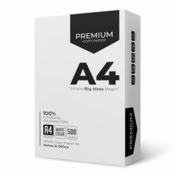 A4 Printer Paper - 500 Sheets, White A4 Paper, Compatible with Inkjet, Laser Printers & Copiers, Multipurpose, Ideal for Home and Office Printing (1 Reams)